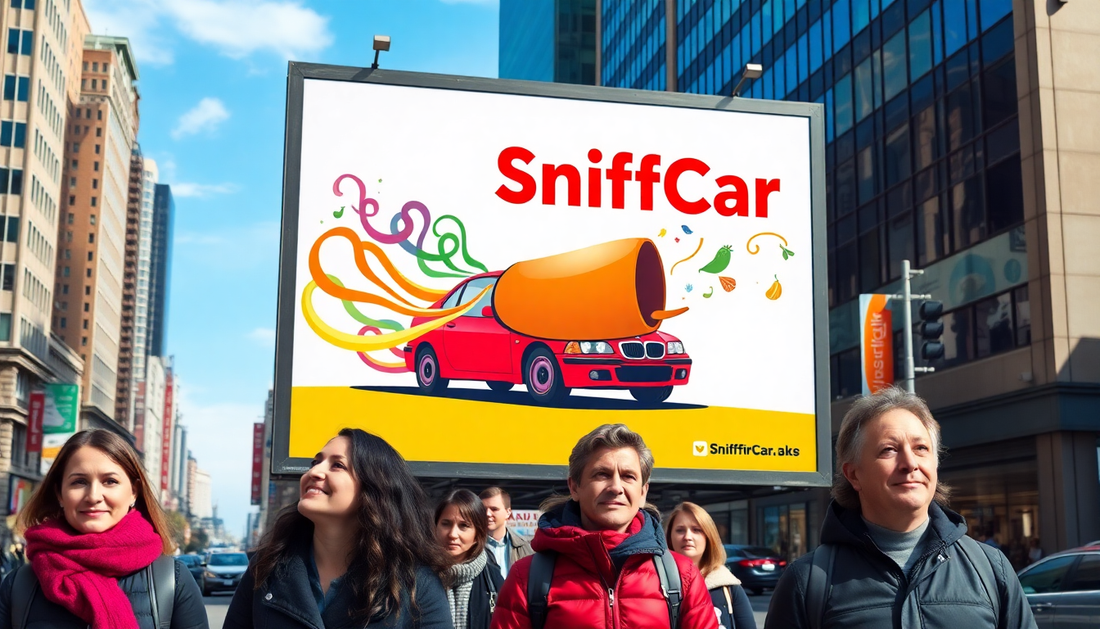 Få din egen doftande reklam - med SniffCar!