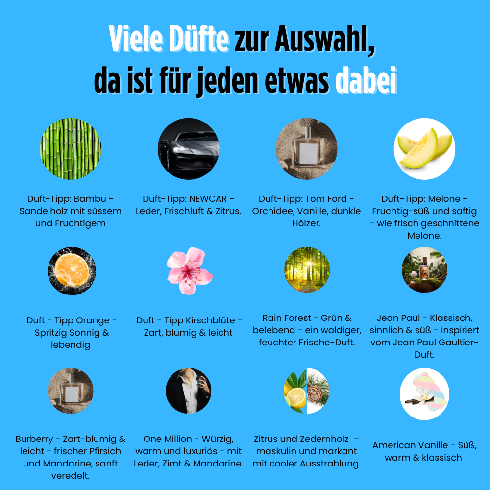 Duftbaum personalisiert – mit Ihrem Logo bedruckt