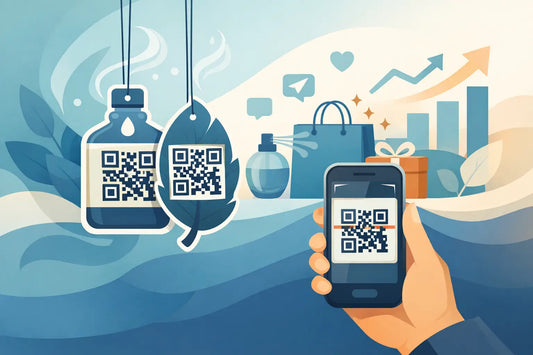 QR-Kampagne auf Duftanhängern umsetzen