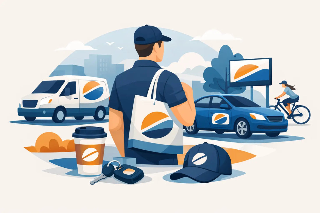 Auto Werbemittel, die im Alltag sichtbar bleiben