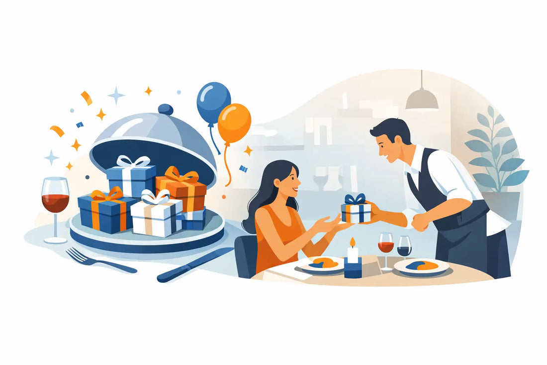 Giveaway für Restaurant Kunden, das bleibt