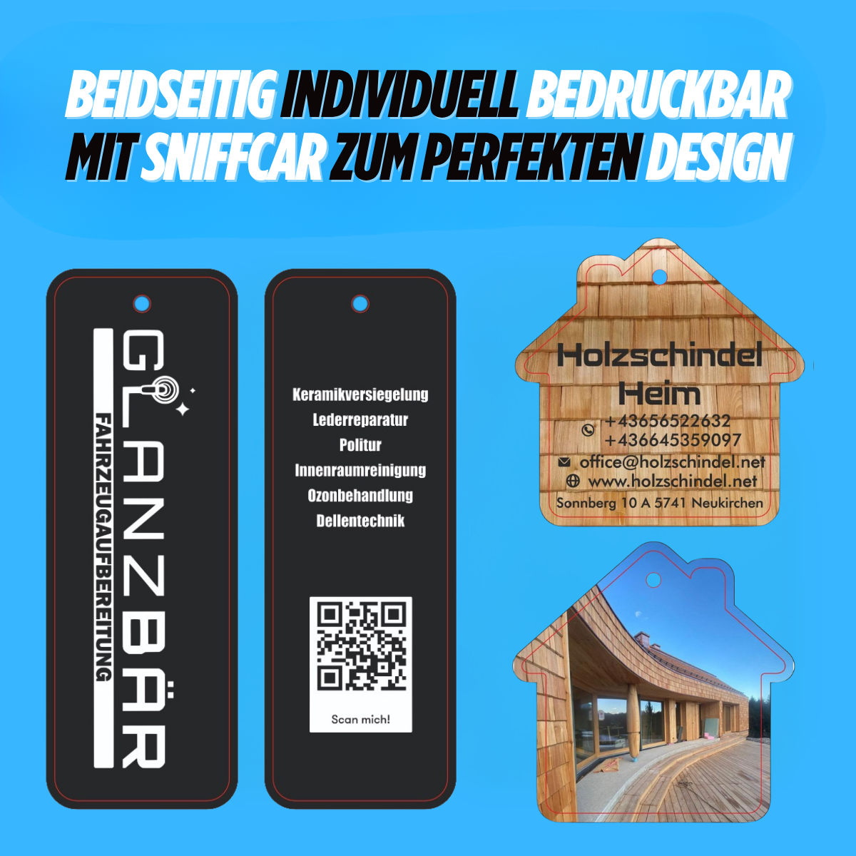 Duftbaum personalisiert – mit Ihrem Logo bedruckt