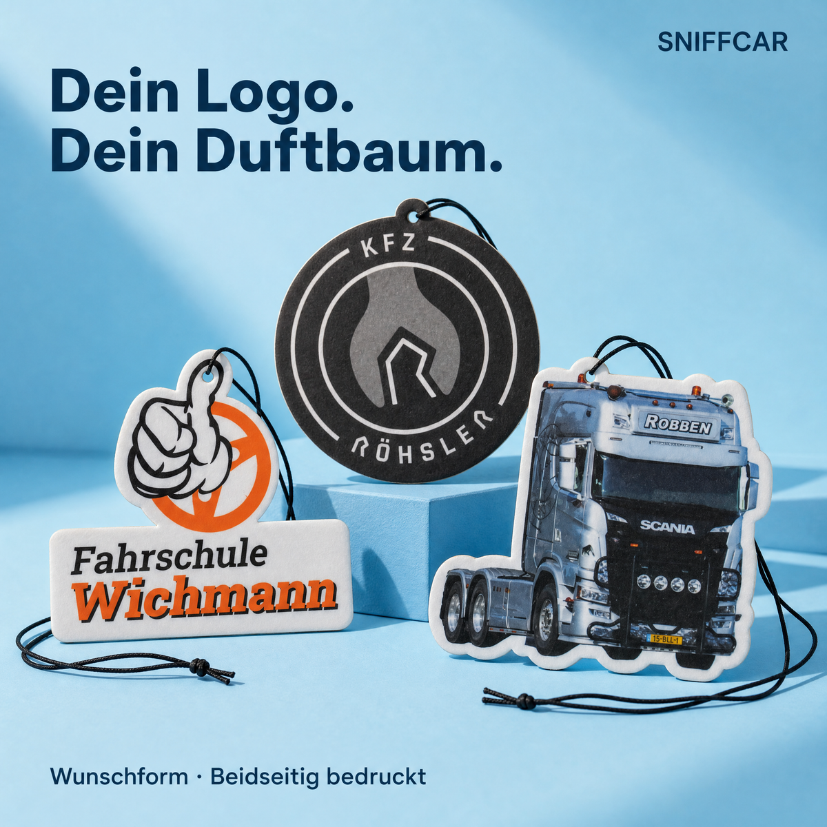Duftbäume mit deinem Logo