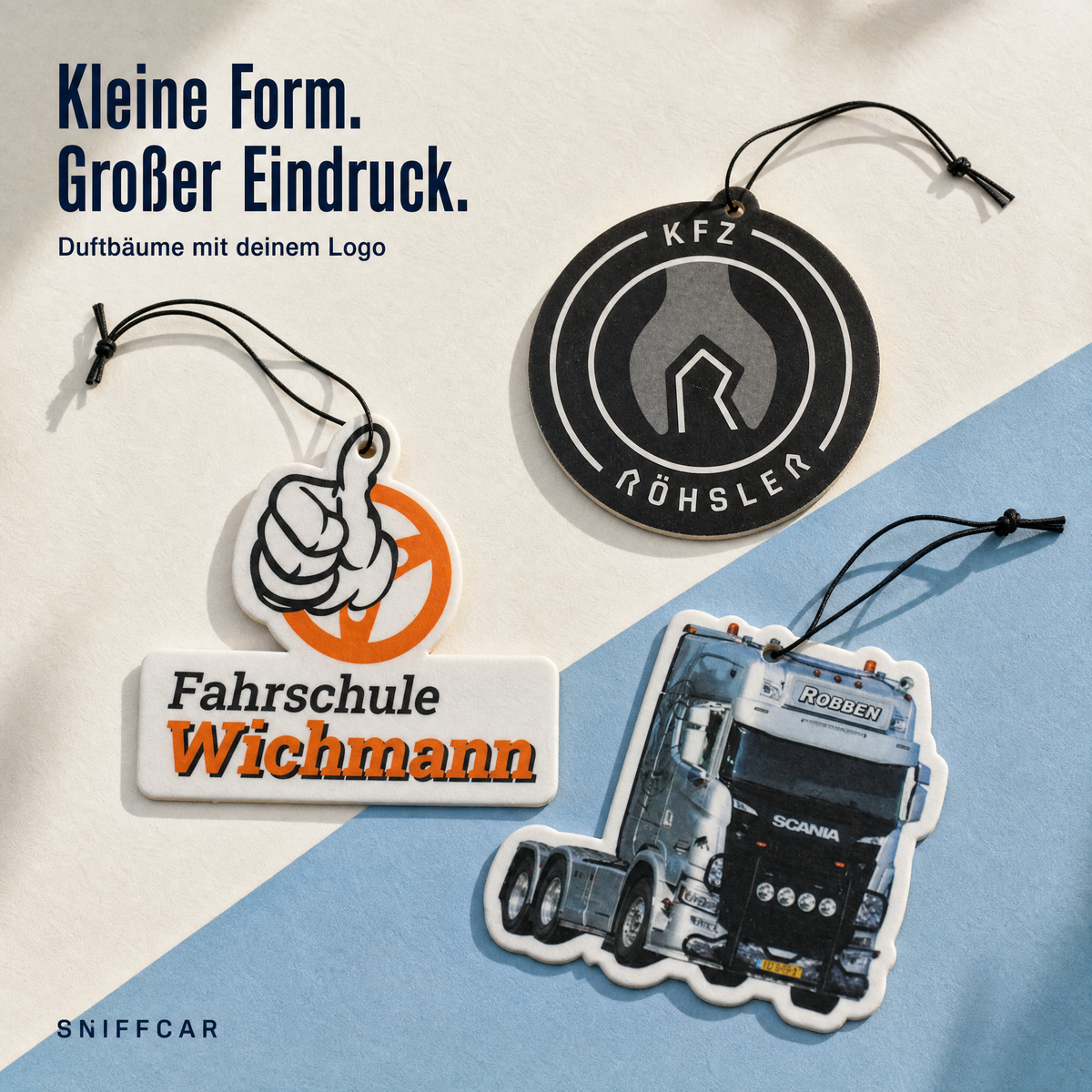 Duftbäume mit deinem Logo